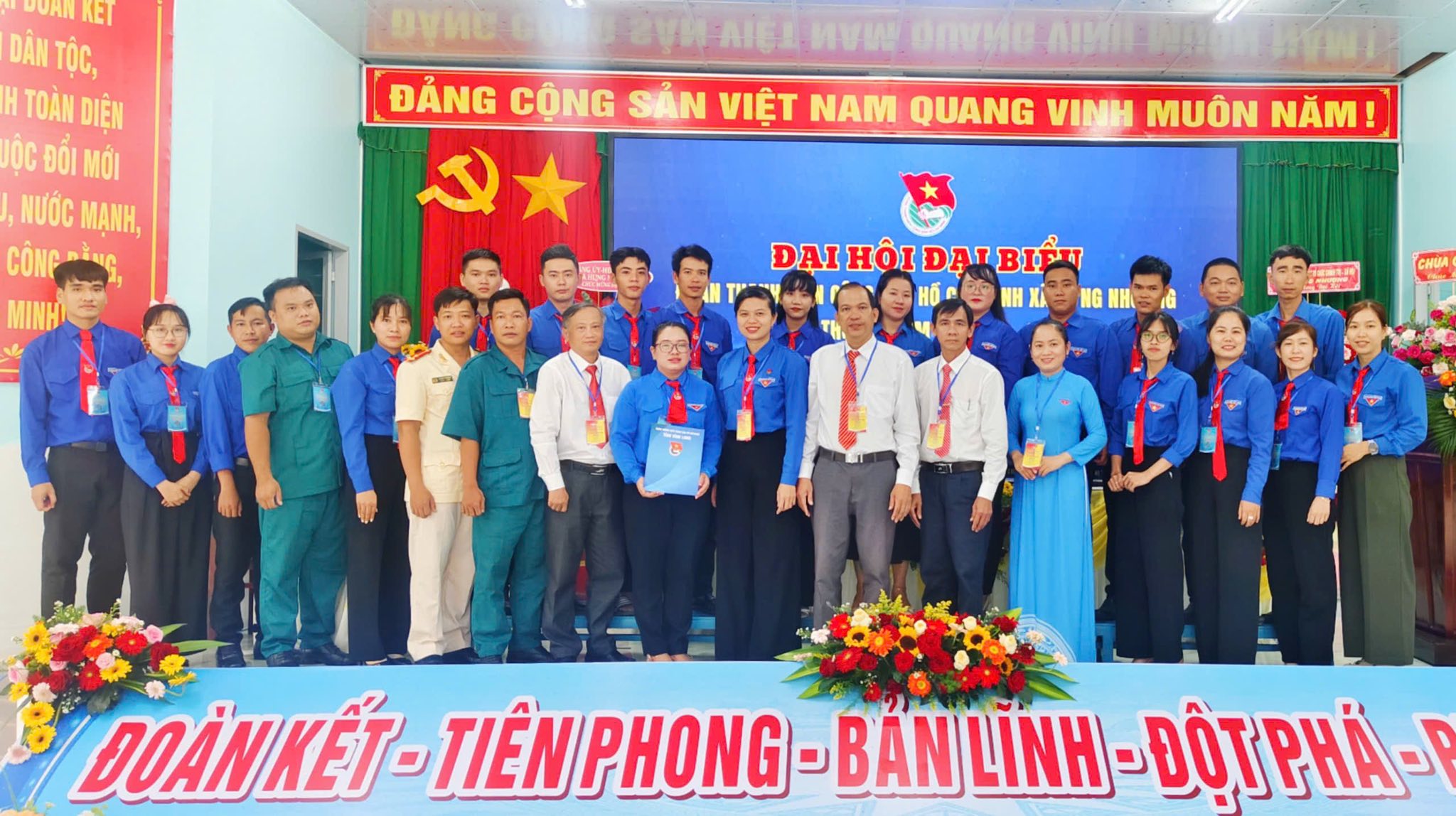 Đại hội Đại biểu Đoàn TNCS Hồ Chí Minh xã Hưng Nhượng lần thứ I, nhiệm kỳ 2025 - 2030 thành công tốt đẹp