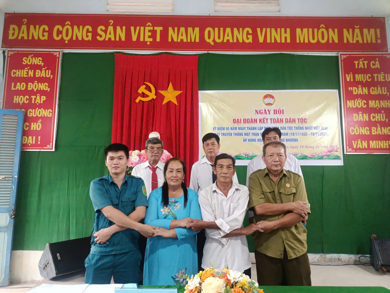 Ngày hội Đại đoàn kết toàn dân tộc năm 2025 ấp Hưng Hòa Tây, xã Hưng Nhượng